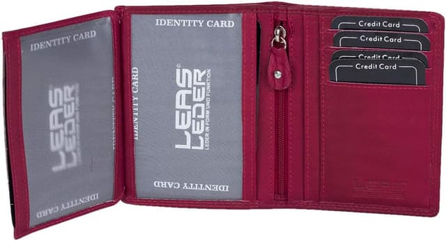 Thumbnail 3 de LEAS Portadocumenti Vera Pelle Rosso, 1 pezzo