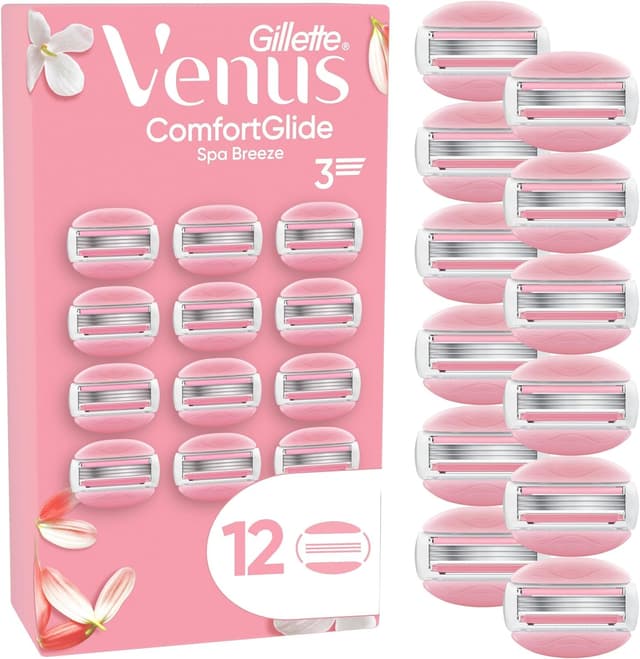 Detalle de Gillette Venus ComfortGlide Spa Breeze 12 Klingen