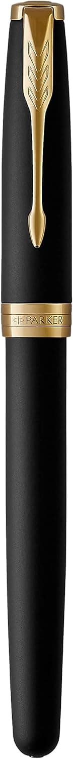 Detalle 2 de Parker Sonnet Bolígrafo Laca Negra Mate ✒️ en Caja de Regalo