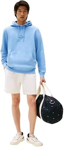 Detalle 2 de Tommy Hilfiger Hoodie Flag Script azul XL