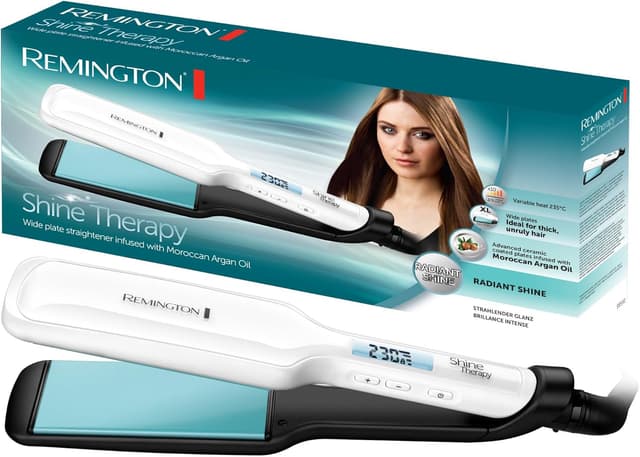 Imagen de Remington Shine Therapy Plancha de Pelo con Aceite de Argán 💇♀ en OfertitasTOP