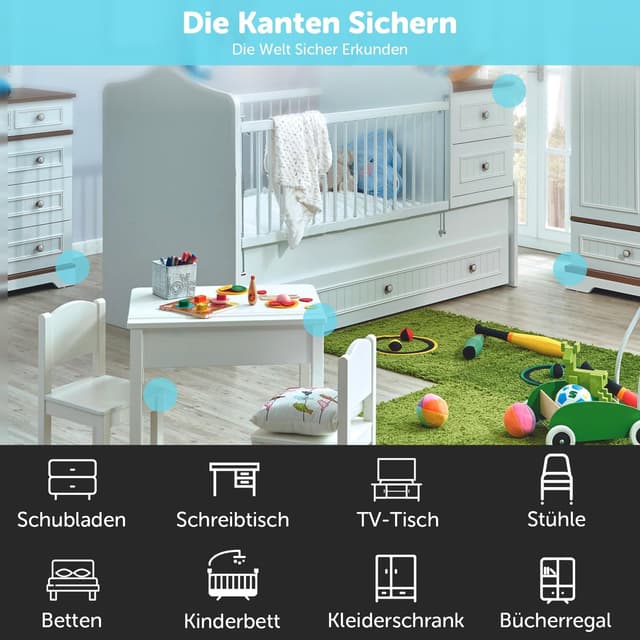 Thumbnail 4 de shinfly Paraspigoli 8 pezzi per bambini