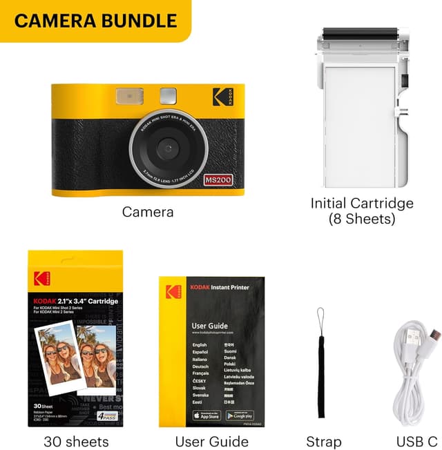 Detalle 2 de KODAK Mini Shot 2 2x3 instant camera