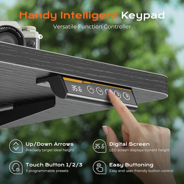 Thumbnail 4 de Huuger 63 x 28 Electric Standing Desk 27.6"