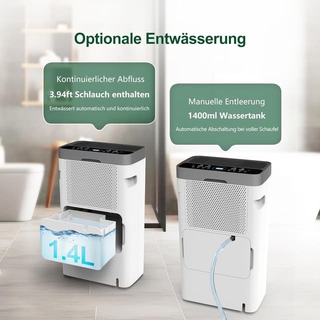 Thumbnail 4 de ELECCI Dehumidifier 12L for Home 100m³