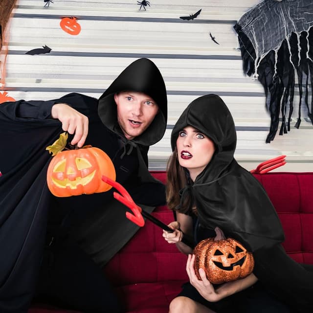 Thumbnail 6 de AOOWU Capa Negra con Capucha 1 unidad