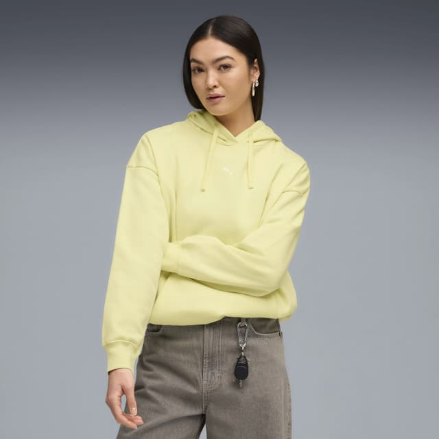 Detalle de Puma Sudadera ESS Oversized FL para mujer con capucha