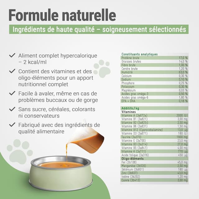 Thumbnail 6 de RECOACTIV Recovery Immunitaire pour Chats (3 x 90 ml) — alimentation diététique complète pour convalescence et prise de poids