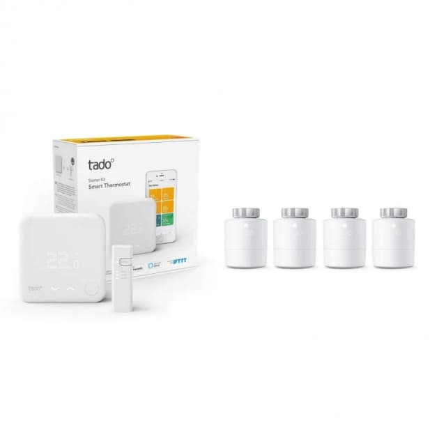 Imagen de Tado Kit Inicio V3+ 🌡️ Termostato Inteligente y Pack Quattro en OfertitasTOP