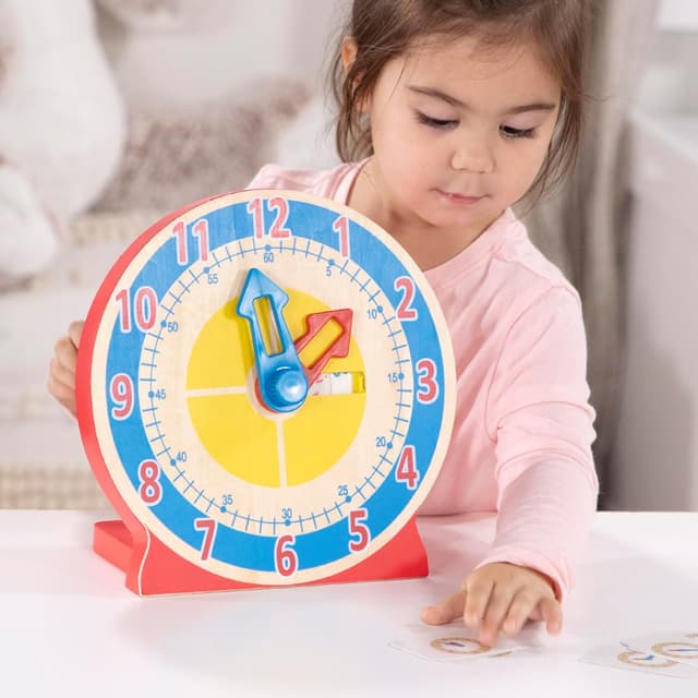 Thumbnail 5 de Melissa & Doug Reloj madera Montessori 4 años