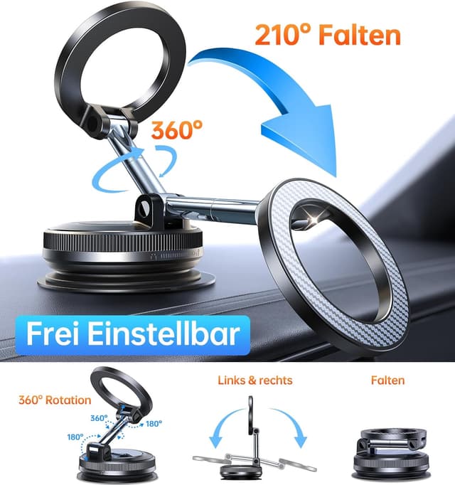 Detalle 2 de Coolpow Magsafe Handyhalter mit 360° Drehung