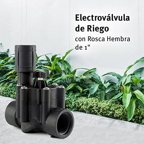 Detalle de Aqua Control Q160C electroválvula de riego enterrado con rosca hembra 1" y solenoide 24 Vac