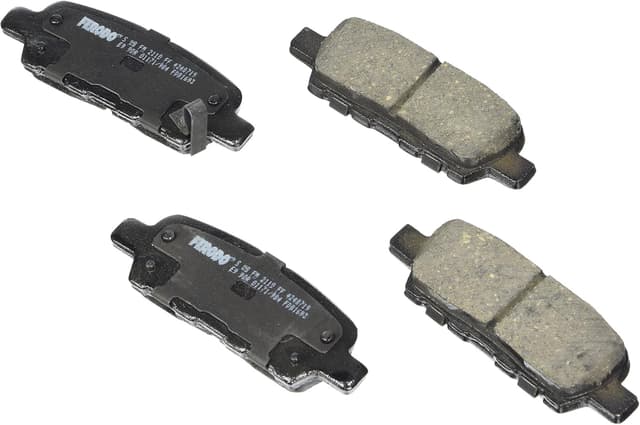 Detalle de FERODO FDB1693 kit pastiglie freni posteriori con segnalatore acustico usura per Renault Koleos e Nissan Qashqai/Juke/X-Trail