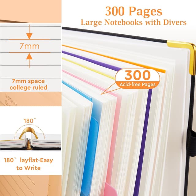 Detalle 1 de FREBLASO 5-Subject notebook 8x10 B5