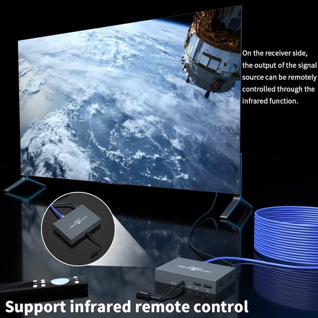 Detalle de PWAY HDMI extender 4K at 60Hz, 100m