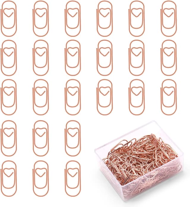 Detalle de Vicloon Kleine Büroklammern 130 Stück 💼