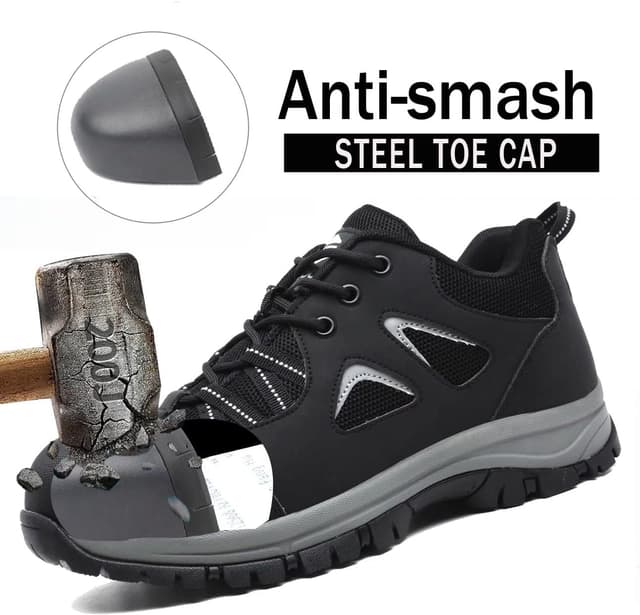 Detalle 2 de Scarpe antinfortunistiche unisex con punta in acciaio e suola antiscivolo