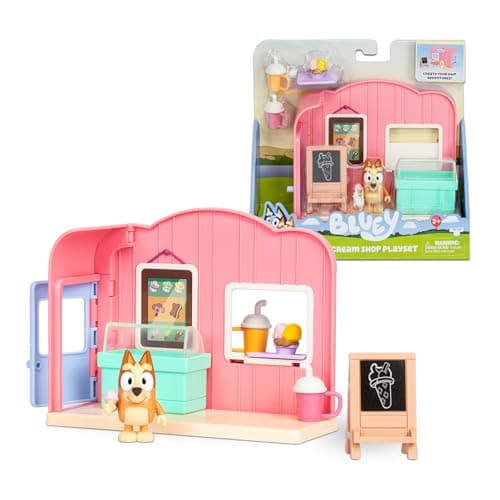 Detalle de Famosa BLY70100 Bluey Mini Playset Tienda de Helados 🍦