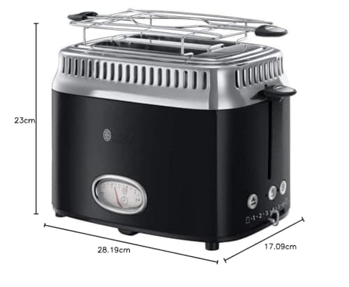 Thumbnail 11 de Russell Hobbs Tostador 2 Ranuras Acero Inoxidable, 1300 W 🍞