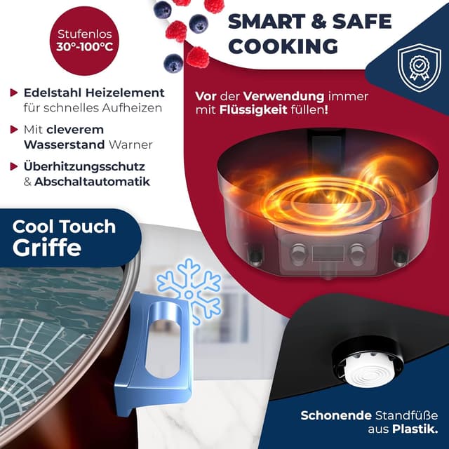 Thumbnail 4 de KESSER Einkochautomat 27 Liter Glühweinkocher