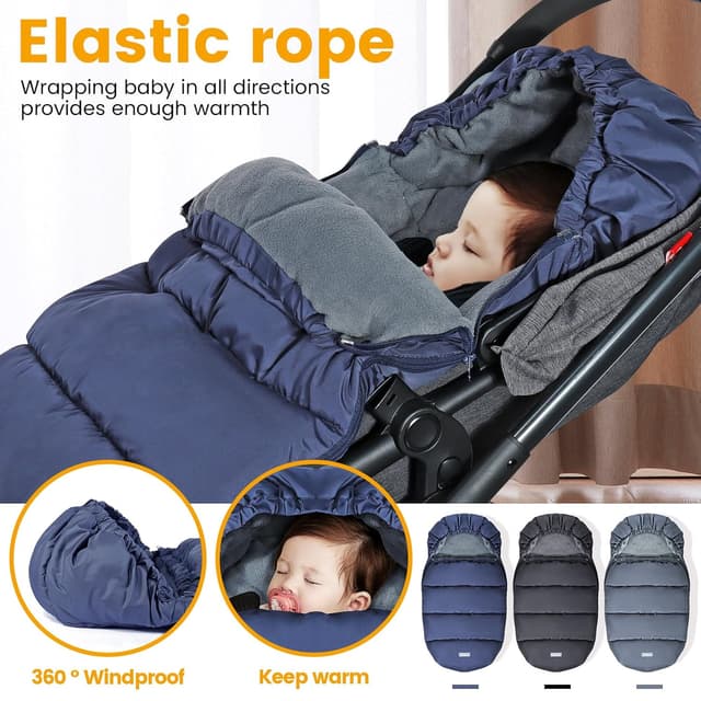 Thumbnail 3 de Orzbow Fußsack Kinderwagen Winter 1️⃣📦