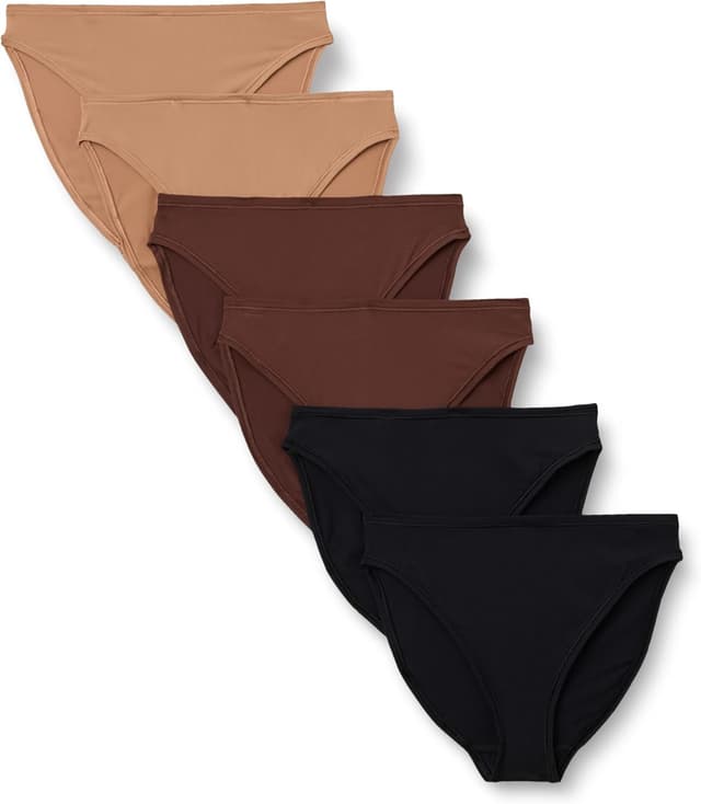 Thumbnail 5 de Amazon Essentials Peached Microfibre High Waisted Knicker pack of 6 🩲