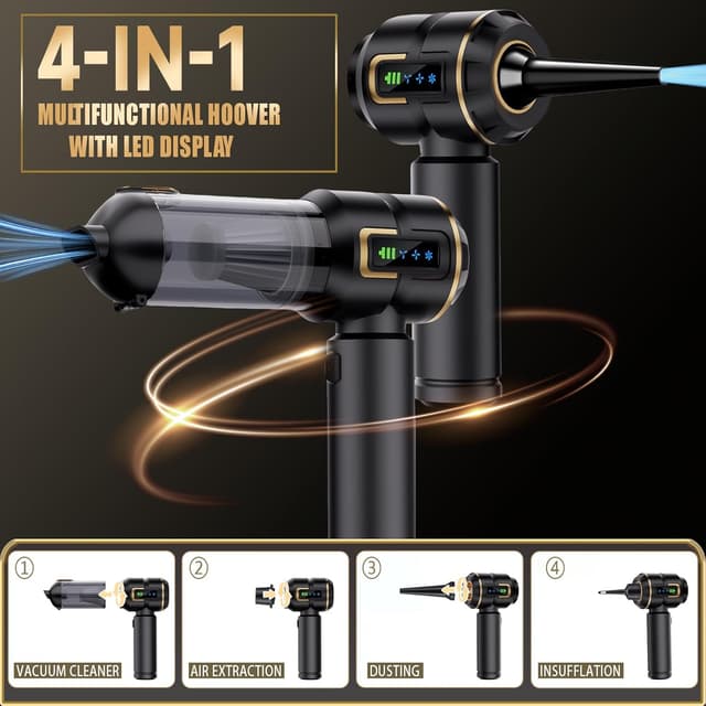 Thumbnail 5 de Lyiazsoy Car Vacuum Cleaner 27,000PA cordless