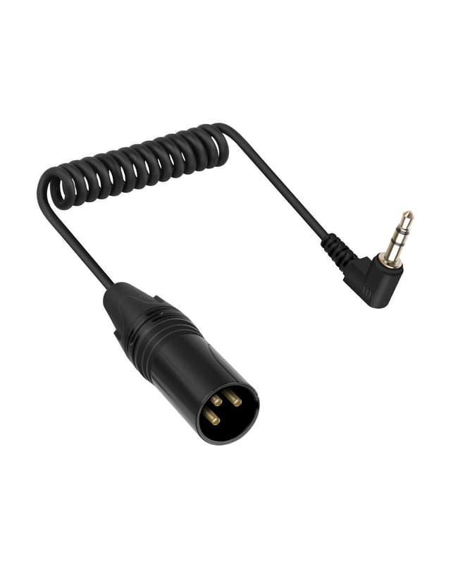 Detalle de RIIEYOCA 3,5 mm auf XLR Spiralkabel 90 Grad 50 cm