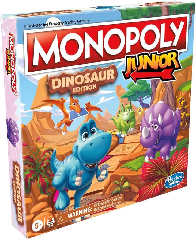 Detalle de Monopoly Junior Dinosaur Edition Game