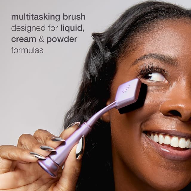 Detalle 2 de tarte Shape Tape Blur Concealer Stick Brush – Diamond-Head Seamless Blending for Dark Circles