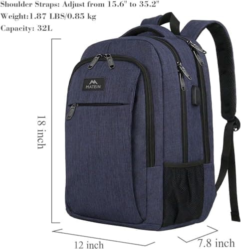 Thumbnail 6 de MATEIN Mochila 15.6 con USB antirrobo