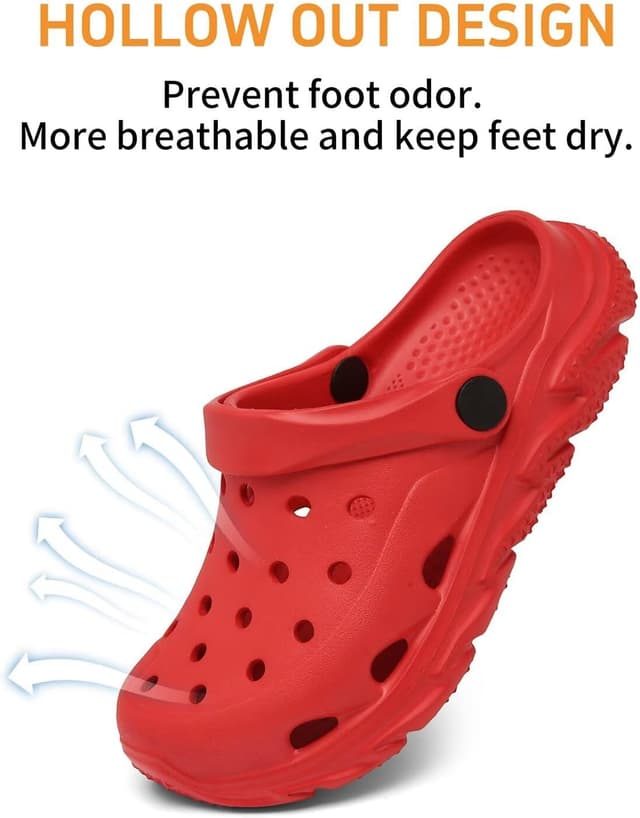 Detalle 2 de Cubufly Kids Clog & Slide Garden Shoes for Boys and Girls