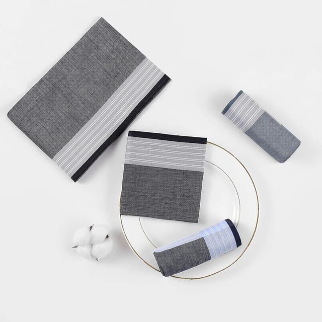 Detalle de HOULIFE Herren Taschentücher 43x43 cm