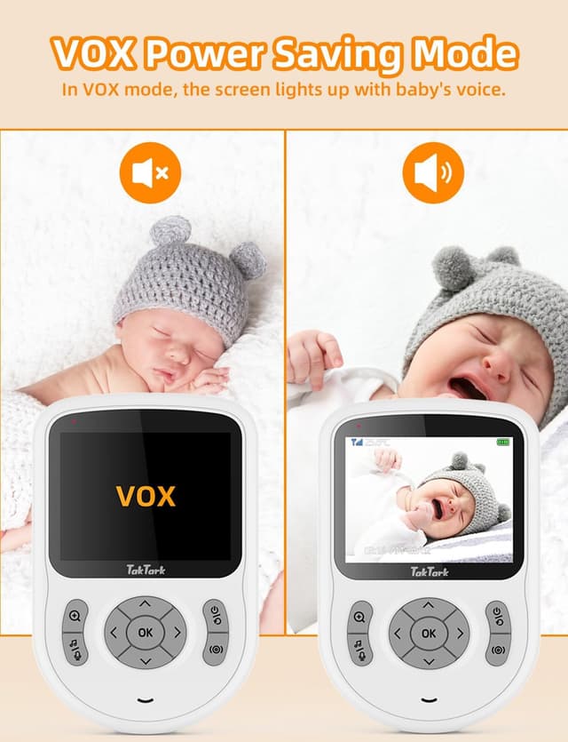 Thumbnail 5 de TakTark Camara Vigilancia Bebe 2,8'' 📷