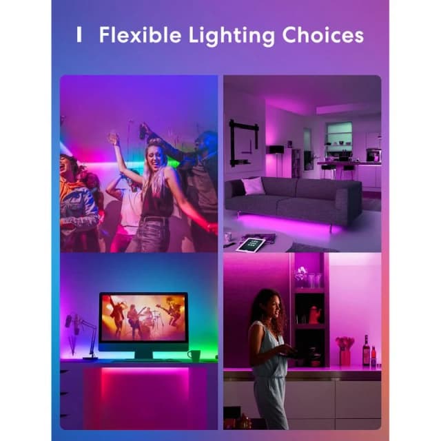 Detalle de Meross MSL320HK Tira LED inteligente 2x5 m