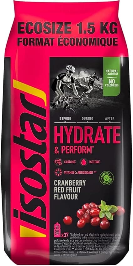 Thumbnail 4 de Isostar Hydrate & Perform 🥤 1.5 kg - Bebida isotónica naranja