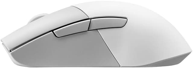 Detalle de ASUS ROG KERIS Wireless Aimpoint Blanche : souris gaming sans fil légère à capteur haute précision