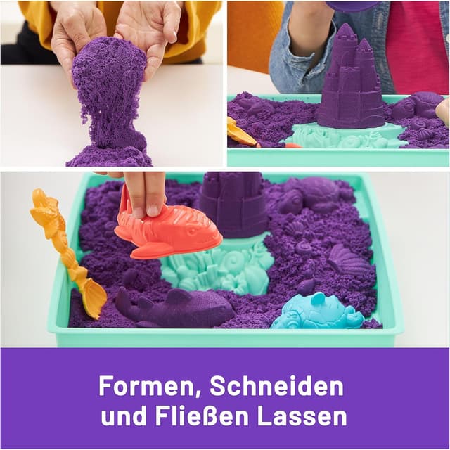 Thumbnail 2 de Kinetic Sand Sandbox Set Lila 454 g
