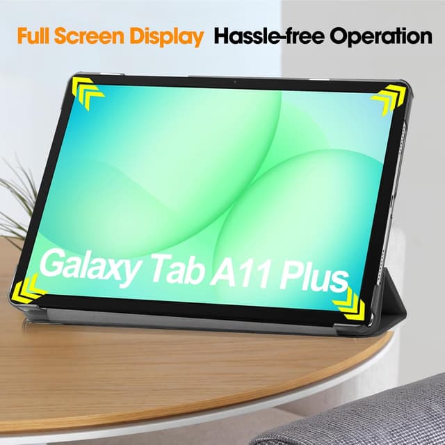Detalle de Fitudoos Slim Smart Schutzhülle für Samsung Galaxy Tab A11 Plus & A9 Plus 11" – Ultra dünn mit Standfunktion und automatischem Schlaf-/Wachmodus