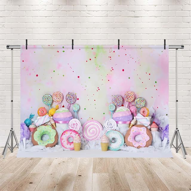 Thumbnail 1 de MEHOFOND Candy Backdrop 7x5ft Portraits
