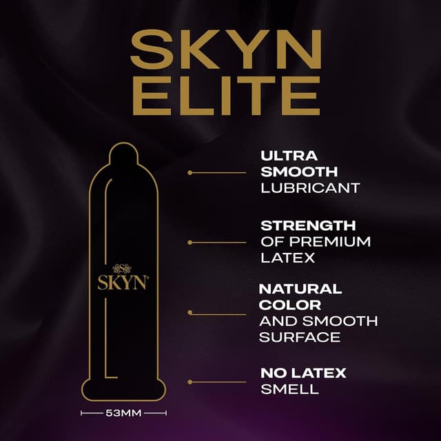 Detalle 2 de SKYN Elite 53 mm condoms pack 24
