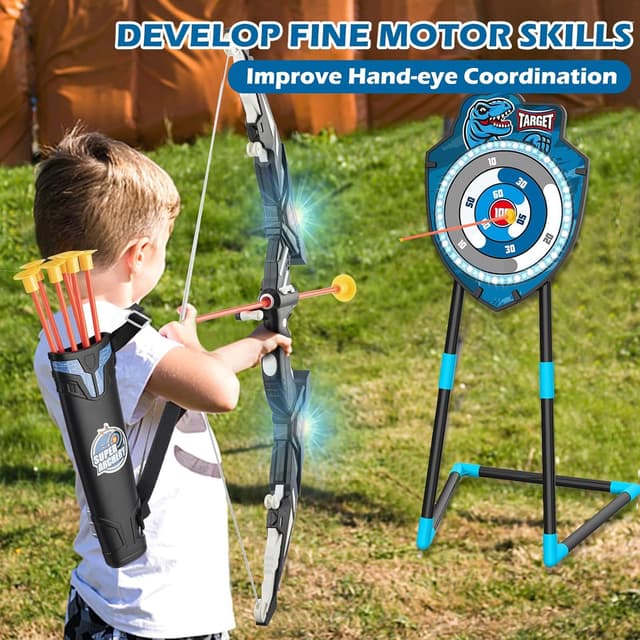 Thumbnail 2 de VROGTIK Kids LED Archery Set Ages 4-12 🏹