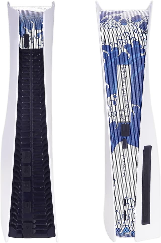 Thumbnail 6 de playvital Dust Filter and Port Plug Set for PS5 Disc & Digital Console (Great Wave Off Kanagawa) – anti-dust kit