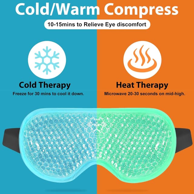 Detalle 2 de BeeVines Eis-Augenmaske 2er-Pack 😴