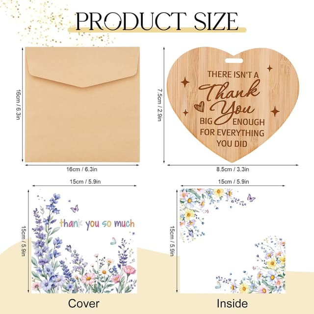 Detalle 1 de Welsky Thank You Cards with Envelope