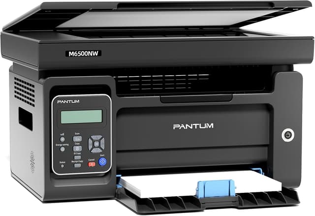 Detalle de PANTUM M6500NW Laserdrucker Multifunktionsgerät (WLAN, Scanner & Kopierer) für A4 bis 22 Seiten/Min in Schwarzweiß