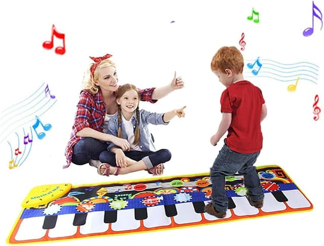 Detalle de 19-key Piano Music & Dance Mat for 1–6 Year Olds (with built-in speaker and recording function)