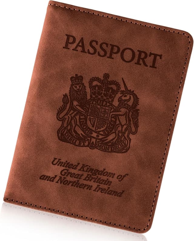 Thumbnail 6 de Cinocratic RFID Blocking PU Leather Passport Holder – Black travel wallet for passports, cards & tickets