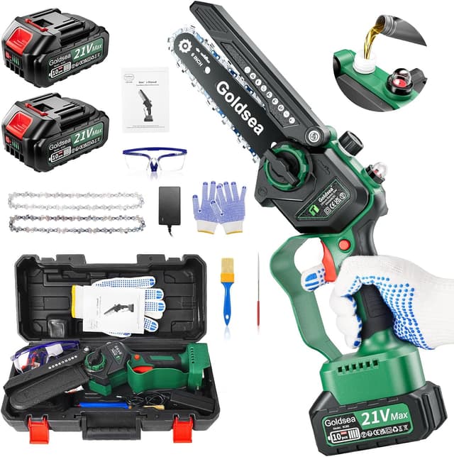 Imagen de Mini Motosega Goldsea 6 pollici 8000mAh en OfertitasTOP