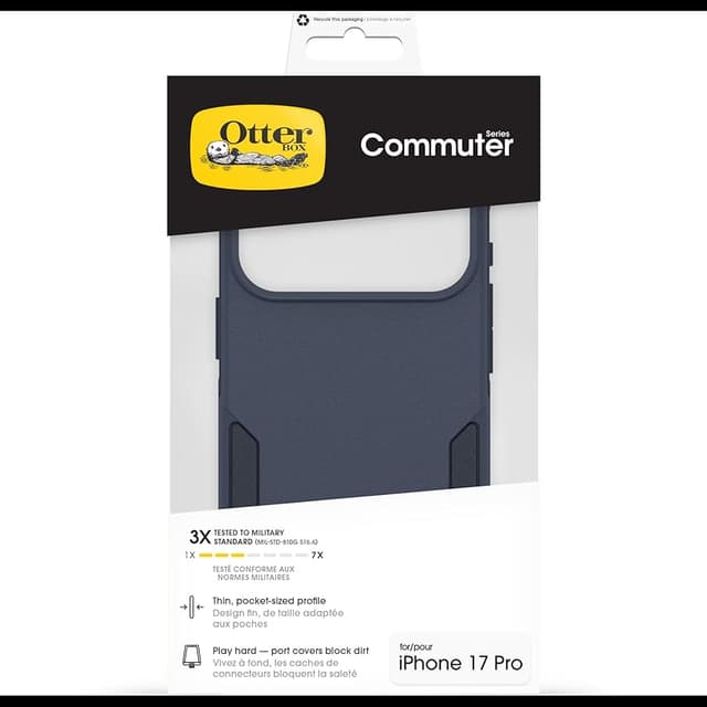 Thumbnail 4 de Otterbox Commuter Series MagSafe iPhone 17 Pro resistente azul